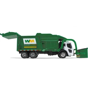 Manufacturer_First Gear, Inc. Tow & Straight Trucks<1/25 Waste Management Mack LR Refuse Truck w/ Lights & Sounds, McNeilus Meridian Front Loader & Bin