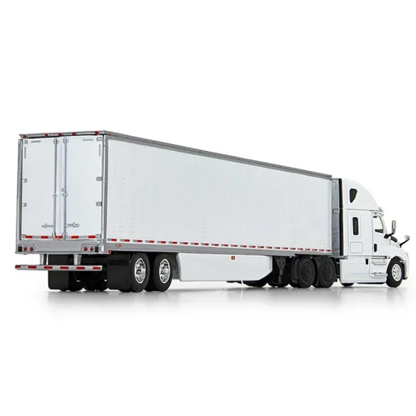 Manufacturer_DCP by First Gear Box Trucks & Trailers<1/64 White 2018 Freightliner Cascadia Sleeper & Utility Trailer w/ Skirts, DCP by First Gear