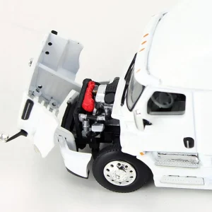 Manufacturer_DCP by First Gear Box Trucks & Trailers<1/64 White 2018 Freightliner Cascadia Sleeper & Utility Trailer w/ Skirts, DCP by First Gear