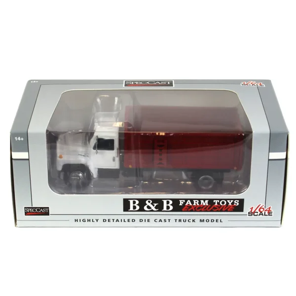 Manufacturer_SpecCast Dump Trucks<1/64 White 1982 International S1954 Grain Truck by SpecCast