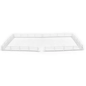 Manufacturer_Standi Toys Standi Toys<1/64 White 3 Rail Fence 6in Sections, 6 Pack