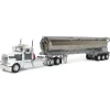 Manufacturer_DCP by First Gear Tanker Trucks<1/64 White & Gray Kenworth W900L Day Cab with Walinga Bulk Feed Tank Trailer, DCP by First Gear