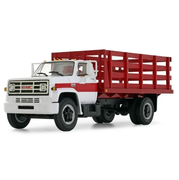 Manufacturer_DCP by First Gear Tow & Straight Trucks<1/64 White & Red 1970s GMC 6500 Stake Truck, DCP by First Gear