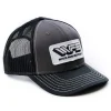 Outback Toys Agco, Allis, Massey & More<White Farm Equipment Logo Black & Gray Mesh Back Hat