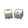 Outback Toys 3D Print & Small Accessories<1/50 White IBC Pallet Tanks (2), 3D Printed