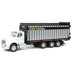 Manufacturer_SpecCast Agricultural Trucks<1/64 White International 8600 with H&S Big Dog 1226 Forage Box