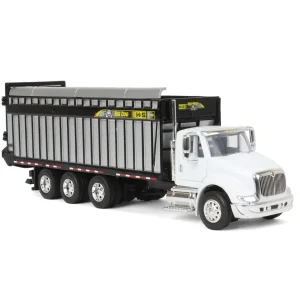 Manufacturer_SpecCast Agricultural Trucks<1/64 White International 8600 with H&S Big Dog 1226 Forage Box