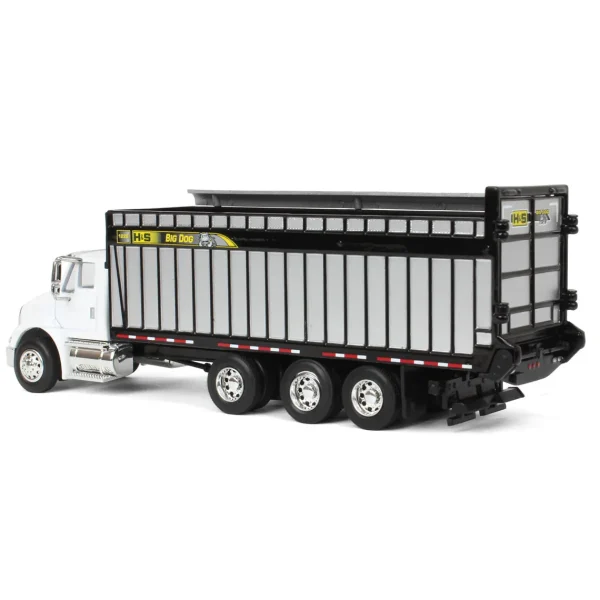 Manufacturer_SpecCast Agricultural Trucks<1/64 White International 8600 with H&S Big Dog 1226 Forage Box