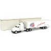 Manufacturer_ERTL Box Trucks & Trailers<1/64 White Kenworth T600A Semi with South Dakota Box Trailer