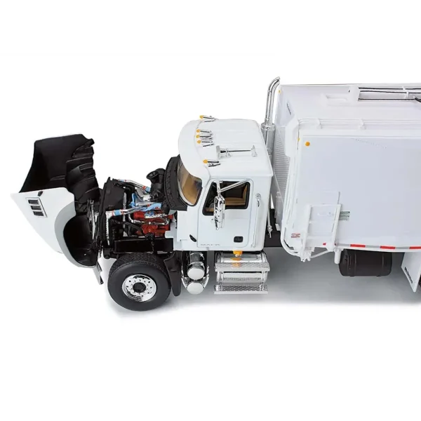 Manufacturer_First Gear, Inc. Tow & Straight Trucks<1/34 White Mack Granite MP w/ McNeilus Rear Load Refuse Truck & Trash Cans