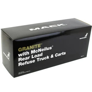 Manufacturer_First Gear, Inc. Tow & Straight Trucks<1/34 White Mack Granite MP w/ McNeilus Rear Load Refuse Truck & Trash Cans
