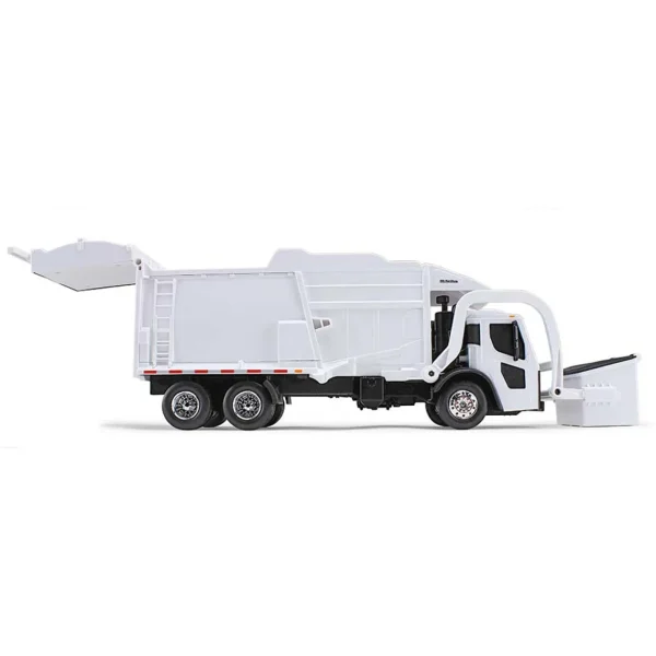 Manufacturer_First Gear, Inc. Tow & Straight Trucks<1/25 White Mack LR Garbage Truck w/ McNeilus Meridian Loader & Dumpster (Includes Lights & Sounds!)