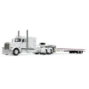 Manufacturer_DCP by First Gear Lowboys & Flatbeds<1/64 White Peterbilt 389 with Landoll 440B-50CA Traveling Axle Trailer, DCP by First Gear