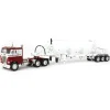 Manufacturer_DCP by First Gear Tanker Trucks<1/64 White-Freightliner Cabover w/ Tri-Axle Pneumatic Tanker, Maroon & White, DCP by First Gear