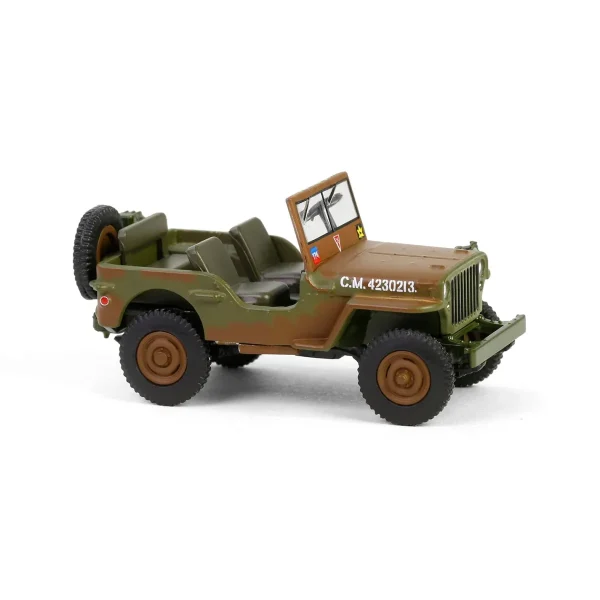 Manufacturer_Greenlight Collectibles Cars & Suvs<1/64 1942 Willys MB, 1st Canadian Tank Brigade, Three Rivers Regiment, England, Battalion 64 Series 5