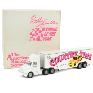 Manufacturer_WINROSS Box Trucks & Trailers<1/64 Winross Bobby Hamilton Country Time Racing Semi with Box Trailer