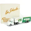 Manufacturer_WINROSS Box Trucks & Trailers<1/64 Winross Kodiak Racing Semi with Box Trailer
