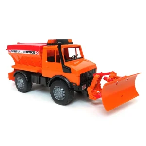 Manufacturer_Bruder Toys Dump Trucks<1/16 Winter/Service Spreader Truck with Snow Blade by Bruder