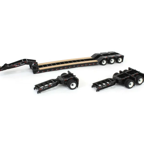 Manufacturer_Diecast Masters Lowboys & Flatbeds<1/50 XL 120 Low-Profile HDG Lowboy Trailer with 2 Boosters