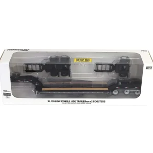 Manufacturer_Diecast Masters Lowboys & Flatbeds<1/50 XL 120 Low-Profile HDG Lowboy Trailer with 2 Boosters