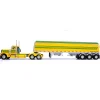 Manufacturer_DCP by First Gear Agricultural Trucks<1/64 Yellow & Green Peterbilt 379 Day Cab with Lode King Grain Trailer, DCP by First Gear