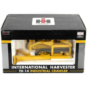 Manufacturer_SpecCast Crawlers & Dozers<1/16 Yellow International Harvester TD-14 Industrial Crawler with Blade & Metal Tracks