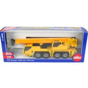 Manufacturer_SIKU Cranes<1/55 Yellow Mobile Crane by SIKU
