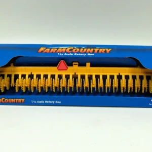 Manufacturer_ERTL Implements<1/16 Yellow Rotary Hoe by ERTL