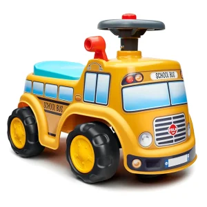 Manufacturer_Falk Trikes & Other Pedals<Yellow School Bus Ride-on and Push-along Toy Vehicle by Falk