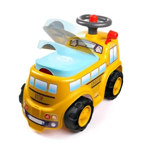 Manufacturer_Falk Trikes & Other Pedals<Yellow School Bus Ride-on and Push-along Toy Vehicle by Falk