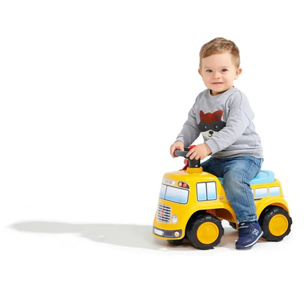 Manufacturer_Falk Trikes & Other Pedals<Yellow School Bus Ride-on and Push-along Toy Vehicle by Falk