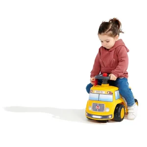 Manufacturer_Falk Trikes & Other Pedals<Yellow School Bus Ride-on and Push-along Toy Vehicle by Falk