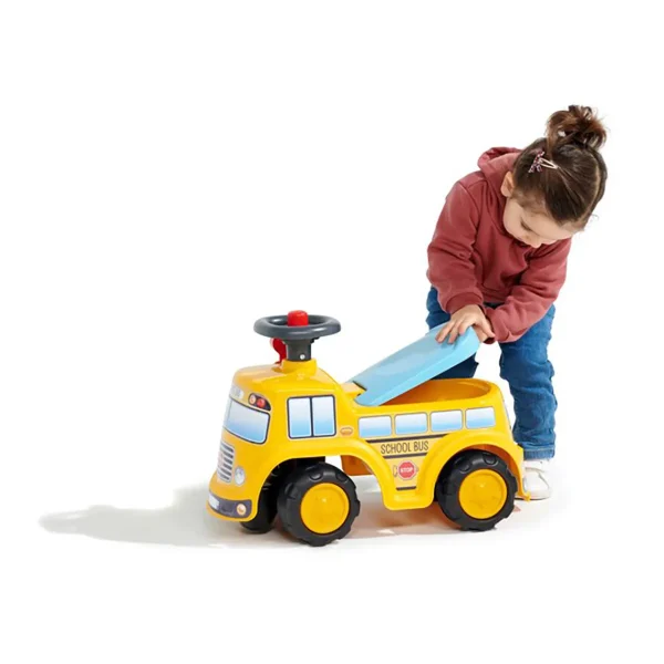 Manufacturer_Falk Trikes & Other Pedals<Yellow School Bus Ride-on and Push-along Toy Vehicle by Falk