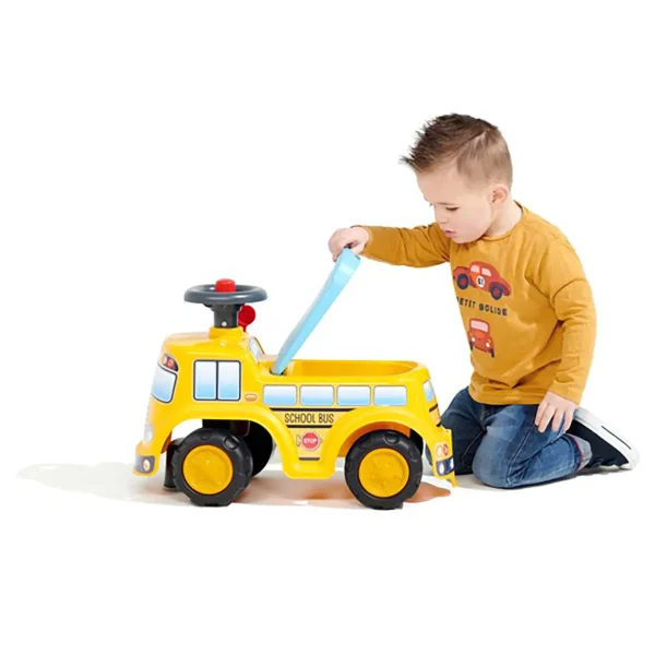 Manufacturer_Falk Trikes & Other Pedals<Yellow School Bus Ride-on and Push-along Toy Vehicle by Falk