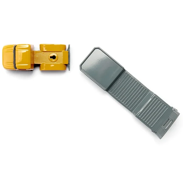 Manufacturer_SIKU Loaders | Lowboys & Flatbeds<Yellow Semi Truck with Low Loader Trailer and Yellow Loader by SIKU