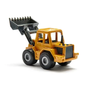 Manufacturer_SIKU Loaders | Lowboys & Flatbeds<Yellow Semi Truck with Low Loader Trailer and Yellow Loader by SIKU
