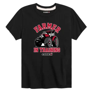 Outback Toys Case Ih & Ji Case<Youth Case IH Farmer in Training Black Short Sleeve T-Shirt
