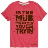 Outback Toys Case Ih & Ji Case<Youth Case IH If The Mud Ain't Flyin' You Ain't Tryin' Red Short Sleeve T-shirt
