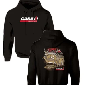 Outback Toys Case Ih & Ji Case<YOUTH Case IH Magnum in Field Black Hooded Sweatshirt