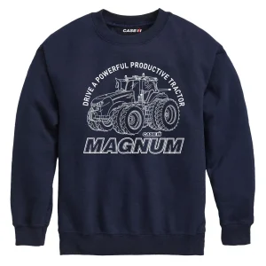 Outback Toys Ih Farmall<Youth Case IH Magnum Tractor Navy Blue Crew Neck Sweatshirt