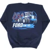 Outback Toys New Holland & Ford<Youth Ford FW-30 with Wing Disk Navy Crew Neck Sweatshirt
