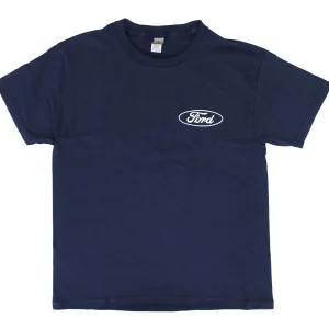 Outback Toys New Holland & Ford<Youth Ford FW-30 with Wing Disk Navy Short Sleeve T-Shirt