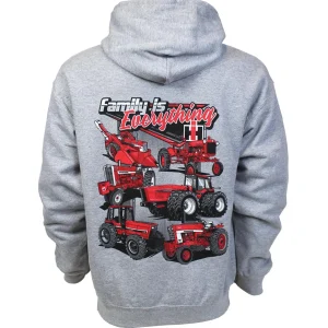Outback Toys Ih Farmall<Youth IH Family is Everything Grey Hooded Sweatshirt