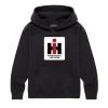 Outback Toys Ih Farmall<YOUTH IH Logo Black Raglan Hooded Sweatshirt