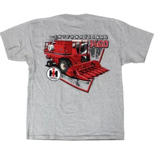Outback Toys Ih Farmall<Youth International 1460 Combine Gray Short Sleeve T-Shirt