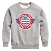 Outback Toys Ih Farmall<Youth International Harvester Stars & Stripes Logo Light Gray Crew Neck Sweatshirt