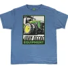 Outback Toys John Deere<Youth John Deere Equipment Blue Short Sleeve T-Shirt