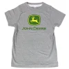 Outback Toys John Deere<Youth John Deere Logo Grey Short Sleeve T-Shirt