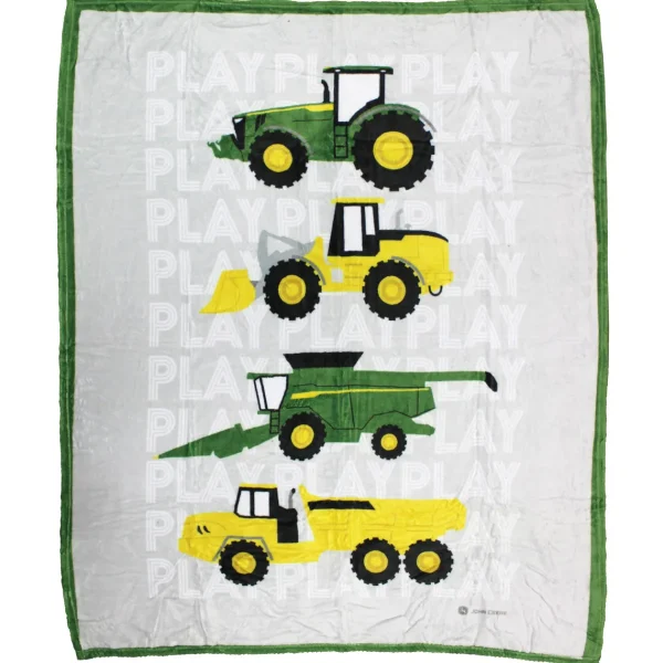 Outback Toys Bed & Bath | Preschool Playroom<YOUTH John Deere Logo 50in x 60in Throw Blanket