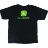 Outback Toys John Deere<Youth John Deere Trademark Logo Black Short Sleeve T-Shirt